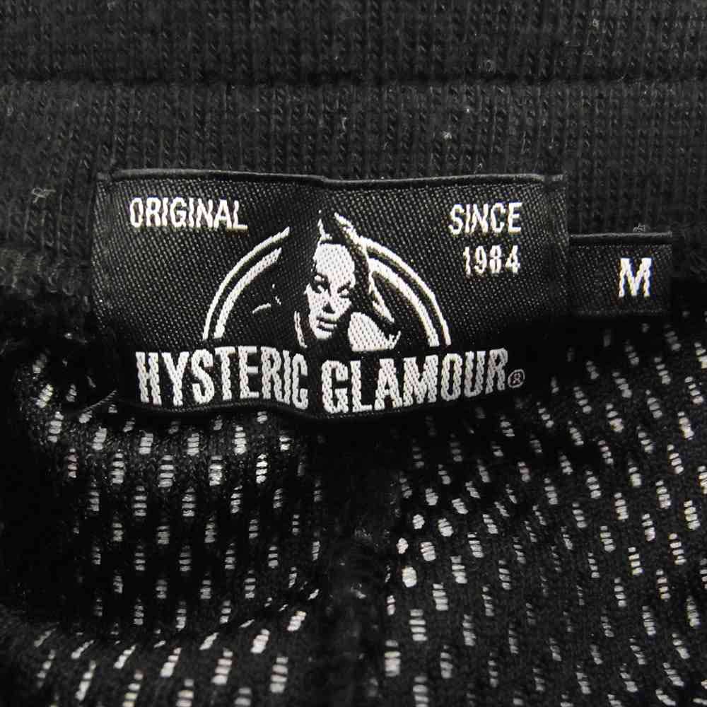 HYSTERIC GLAMOUR ヒステリックグラマー 02201CP02 HYS ジャガード ジョグ ジョガー スウェットパンツ ブラック系 M【中古】