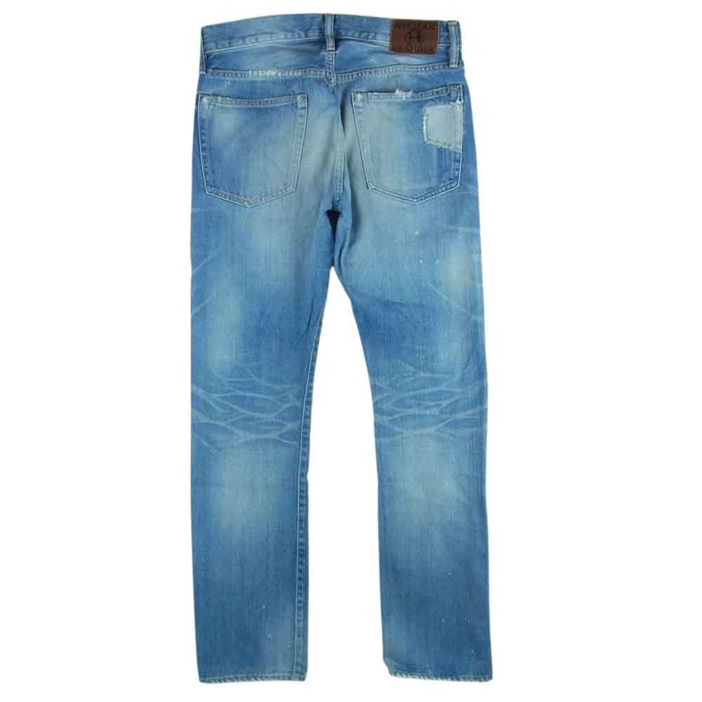 HYSTERIC GLAMOUR ヒステリックグラマー 0251AP08 PPR加工 スタッズ クラッシュリペア加工 ダメージ デニム パンツ ジーンズ インディゴブルー系 30【中古】