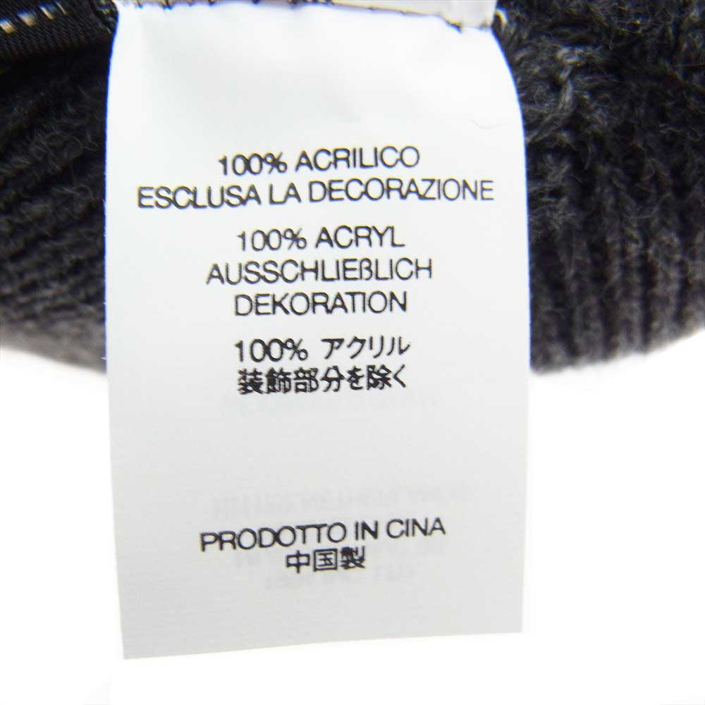 Supreme シュプリーム 21AW × New Era Box Logo Beanie ニューエラ ボックス ロゴ ビーニー キャップ チャコール チャコール系【美品】【中古】