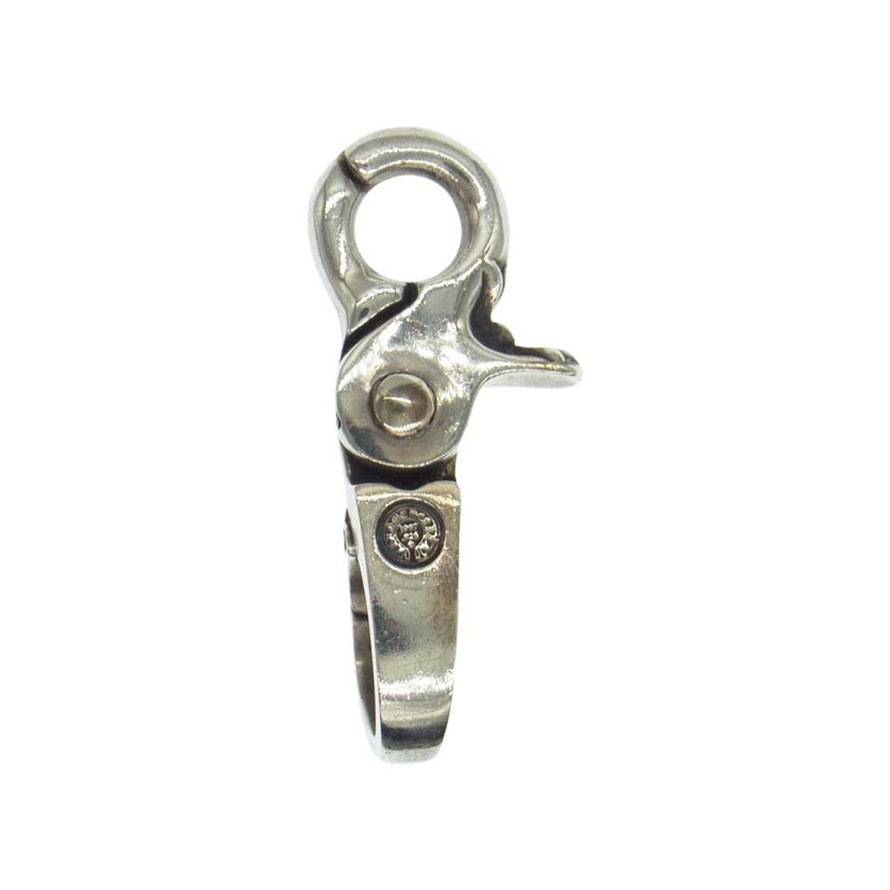 CHROME HEARTS クロムハーツ（原本有） クロスボール クイック クリップ キーループ シルバー系【中古】