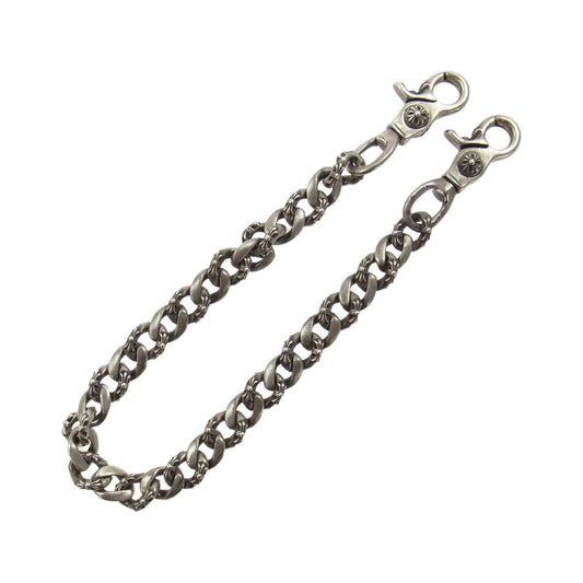 CHROME HEARTS クロムハーツ（原本有） 2クリップ ファンシー ロング ウォレット チェーン シルバー系【中古】