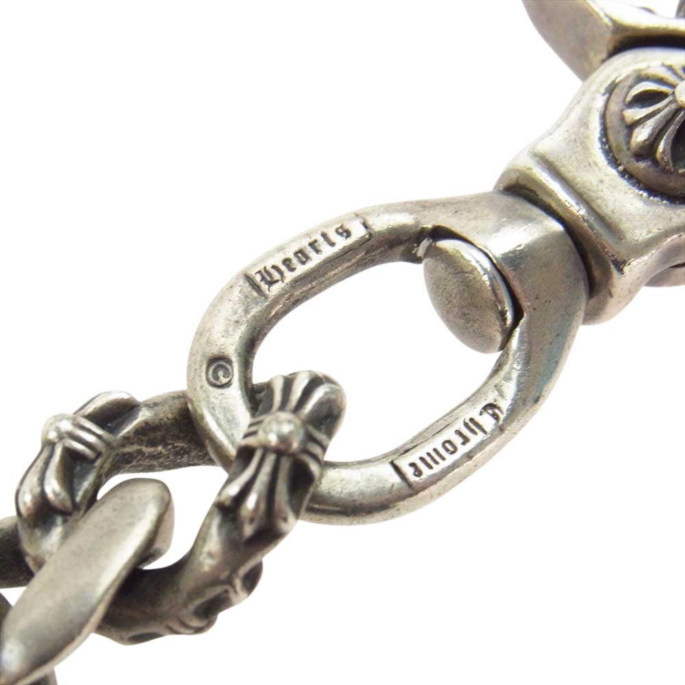 CHROME HEARTS クロムハーツ（原本有） 2クリップ ファンシー ロング ウォレット チェーン シルバー系【中古】