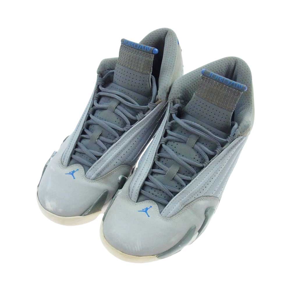 NIKE ナイキ 487471-004 AIR JORDAN 14 RETRO エア ジョーダン レトロ スニーカー グレー系 28.5cm【中古】