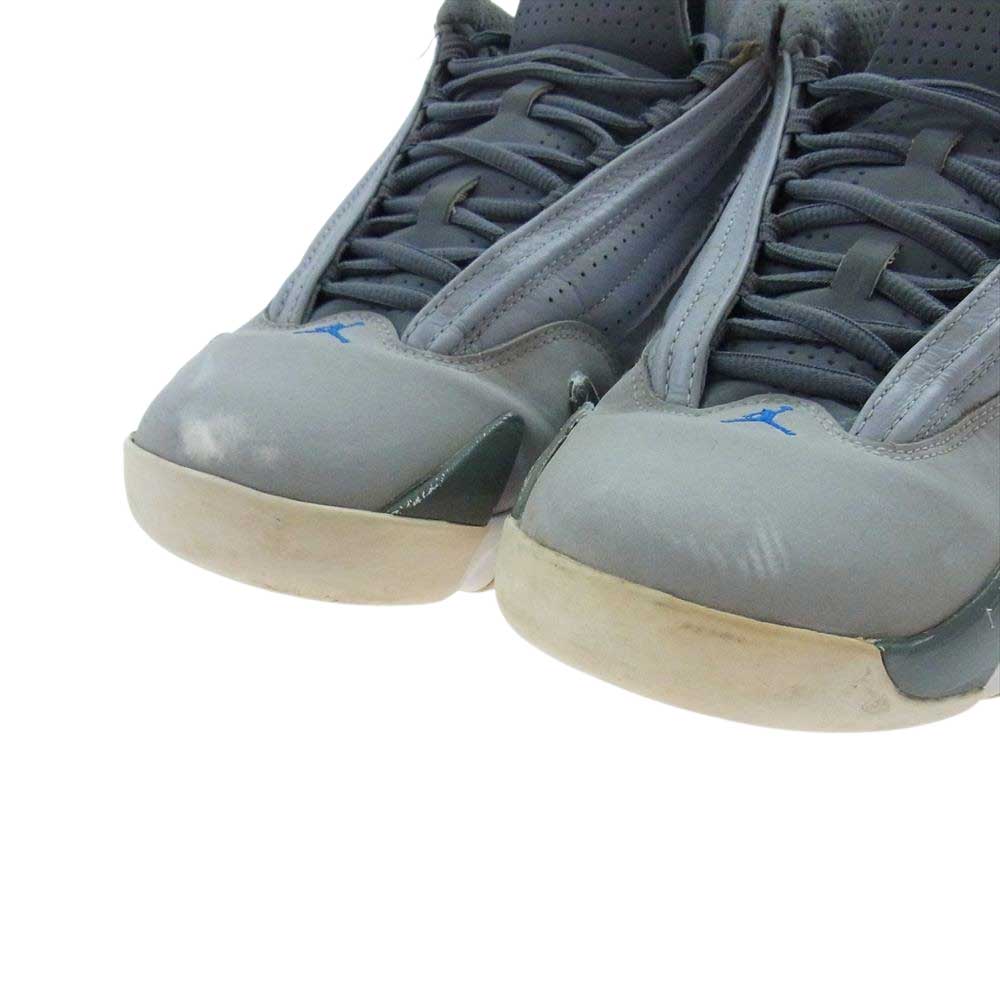 NIKE ナイキ 487471-004 AIR JORDAN 14 RETRO エア ジョーダン レトロ スニーカー グレー系 28.5cm【中古】