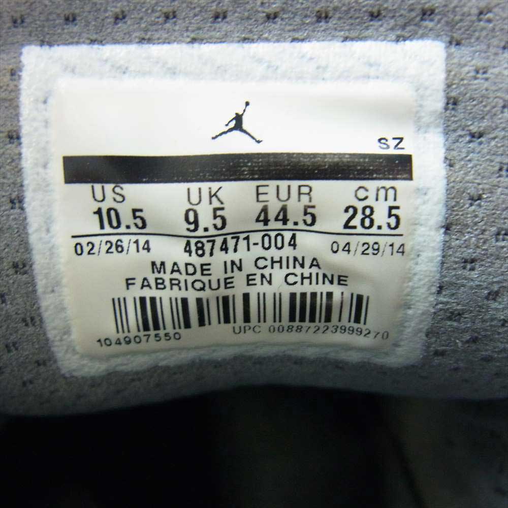 NIKE ナイキ 487471-004 AIR JORDAN 14 RETRO エア ジョーダン レトロ スニーカー グレー系 28.5cm【中古】