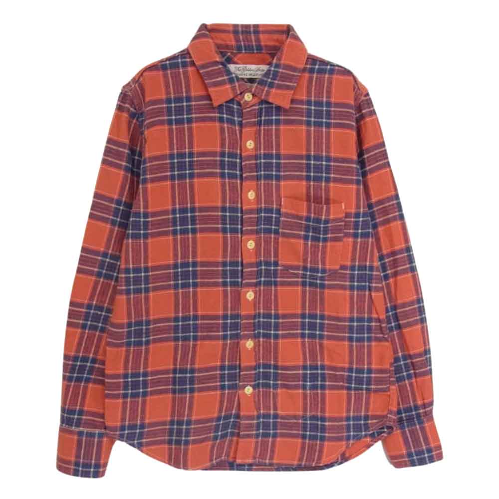 REMI RELIEF レミレリーフ ネル チェック シャツ レッド系 S【中古】