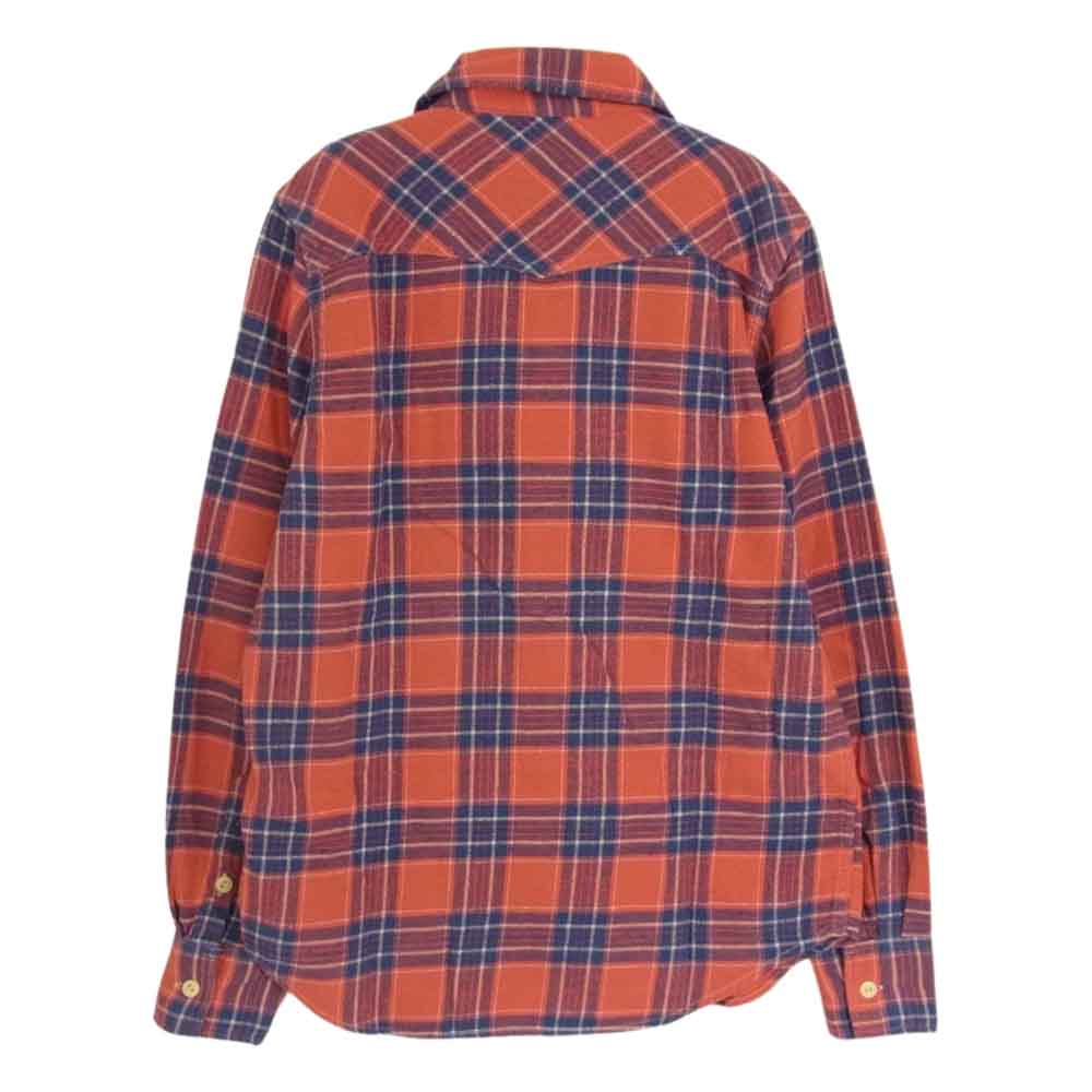 REMI RELIEF レミレリーフ ネル チェック シャツ レッド系 S【中古】