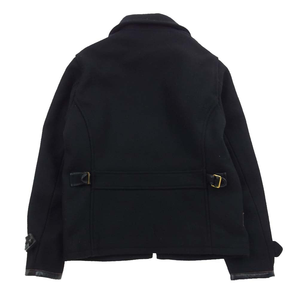 東洋エンタープライズ GOLD ゴールド WOOL MELTON SPORTS JACKET ウール メルトン スポーツ ジャケット ブラック系 38【中古】