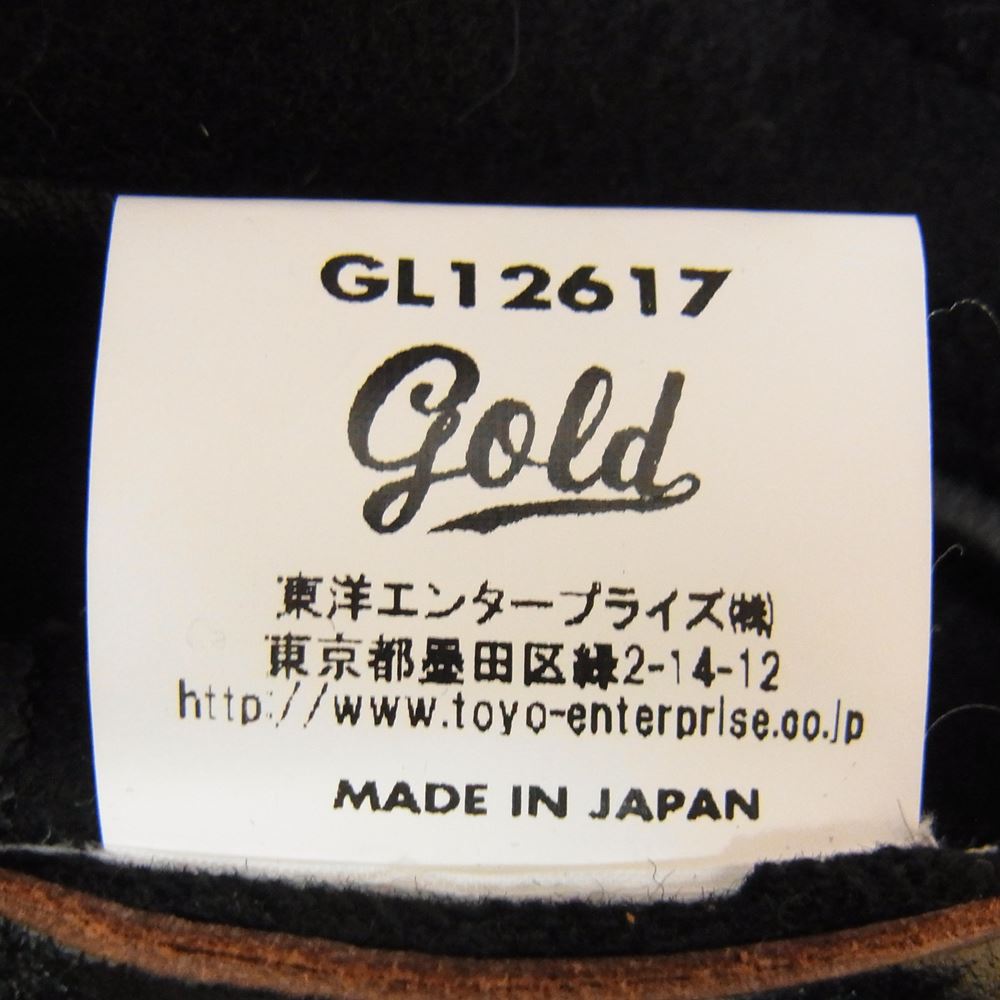 東洋エンタープライズ GOLD ゴールド WOOL MELTON SPORTS JACKET ウール メルトン スポーツ ジャケット ブラック系 38【中古】