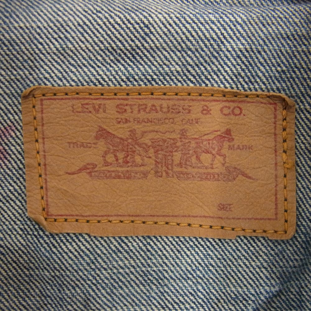 Levi's リーバイス ヴィンテージ オリジナル 70505 BIG E 刻印356 デニム ジャケット インディゴブルー系 サイズ表記無【中古】