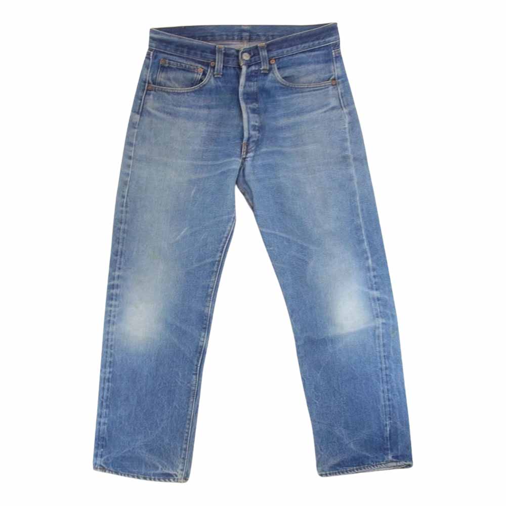 Levi's リーバイス ヴィンテージ オリジナル 501 66後期 タブ無し デニム パンツ インディゴブルー系 サイズ表記無【中古】