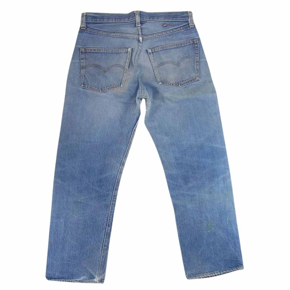 Levi's リーバイス ヴィンテージ オリジナル 501 66後期 タブ無し デニム パンツ インディゴブルー系 サイズ表記無【中古】