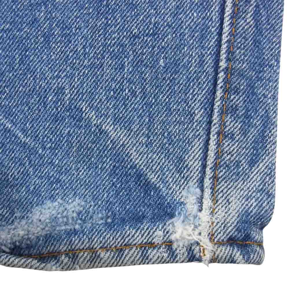 Levi's リーバイス ヴィンテージ オリジナル 501 66後期 タブ無し デニム パンツ インディゴブルー系 サイズ表記無【中古】