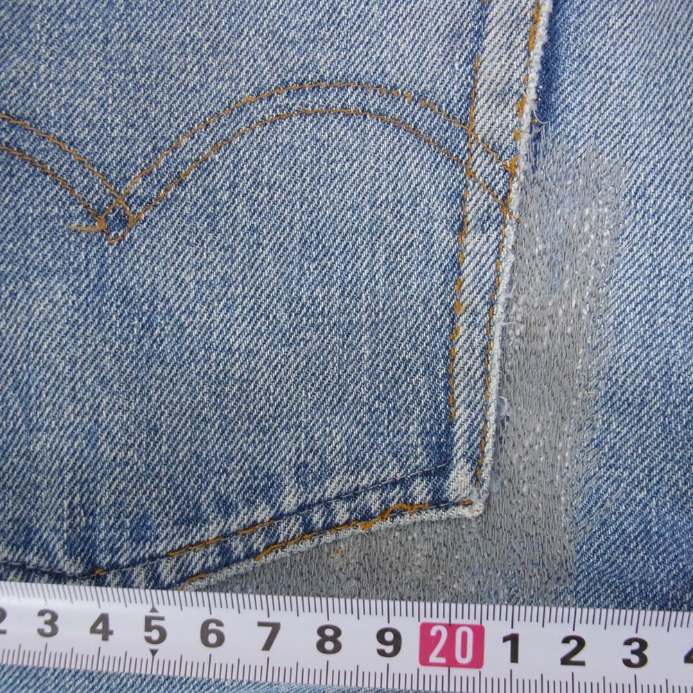 Levi's リーバイス ヴィンテージ オリジナル 501 66後期 タブ無し デニム パンツ インディゴブルー系 サイズ表記無【中古】