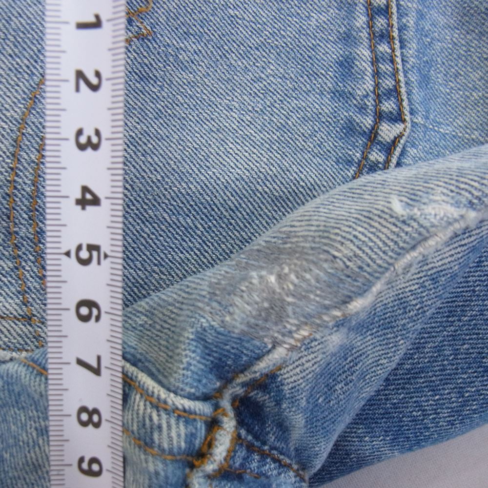 Levi's リーバイス ヴィンテージ オリジナル 501 66後期 タブ無し デニム パンツ インディゴブルー系 サイズ表記無【中古】