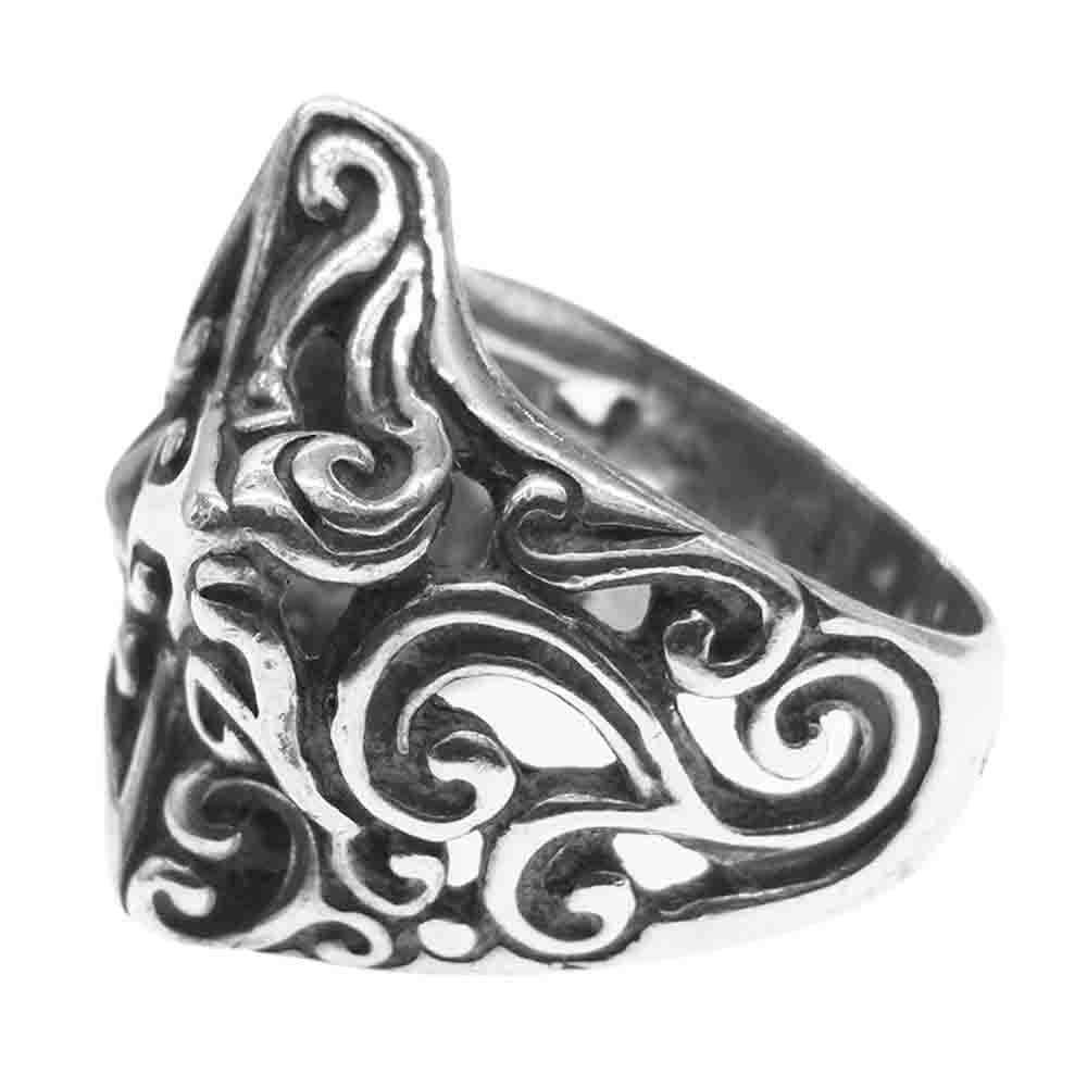 BILL WALL LEATHER ビルウォールレザー STAR RING スター リング シルバー系 20号【中古】