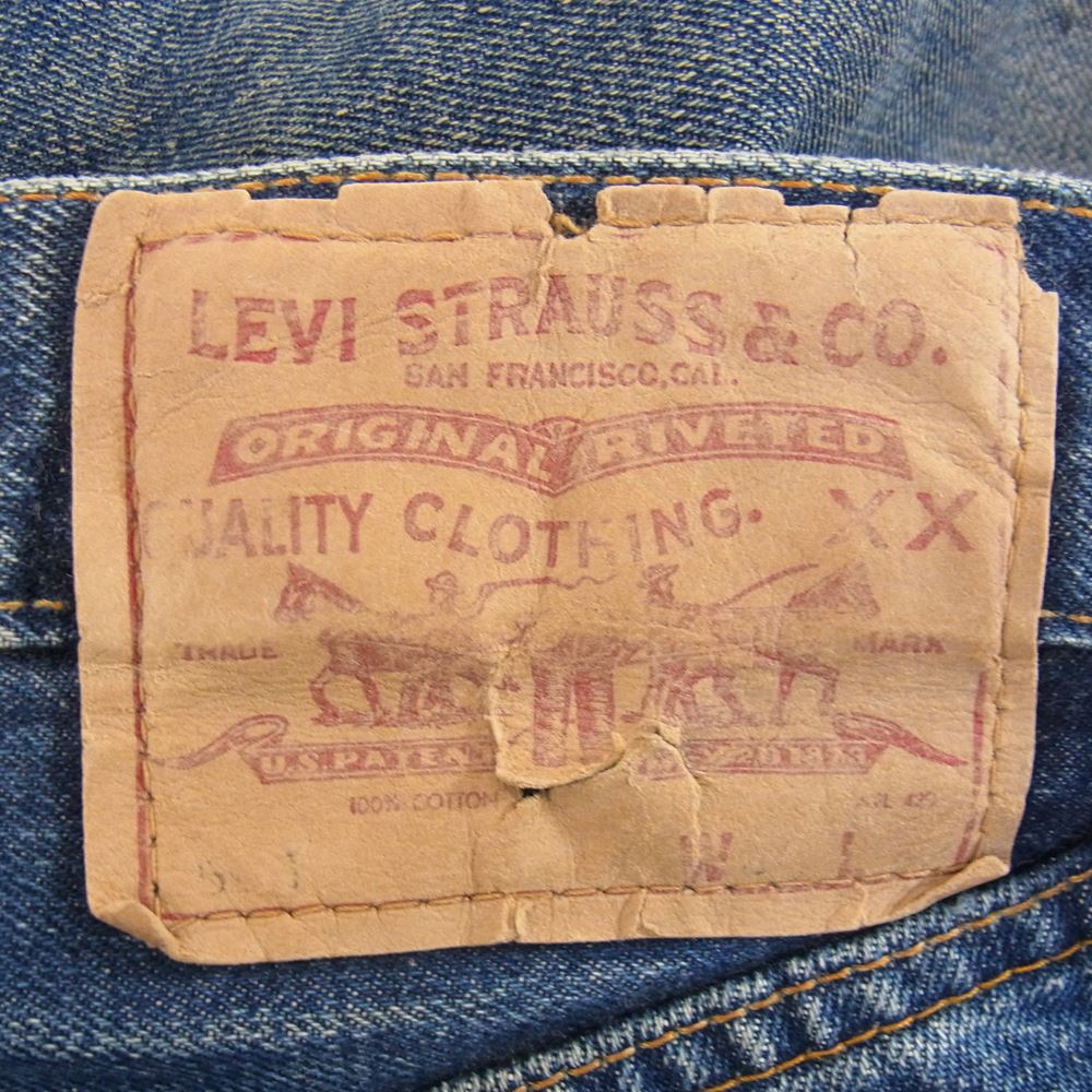 Levi's リーバイス ヴィンテージ オリジナル 501 66前期 BIG E デニム パンツ インディゴブルー系 サイズ表記無【中古】