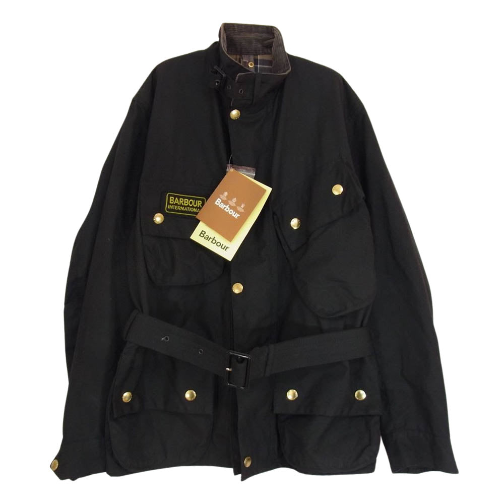 Barbour バブアー MWX0004BK51 英国製 International Wax Jacket インターナショナル ワックス ジャケット ブラック ブラック系 32【中古】