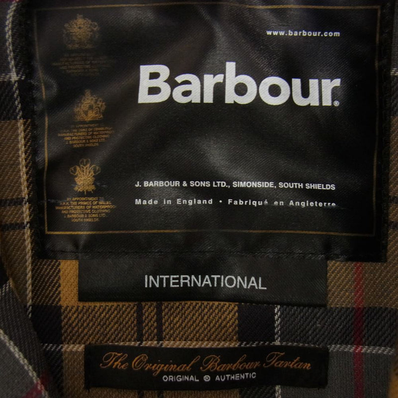 Barbour バブアー MWX0004BK51 英国製 International Wax Jacket インターナショナル ワックス ジャケット ブラック ブラック系 32【中古】