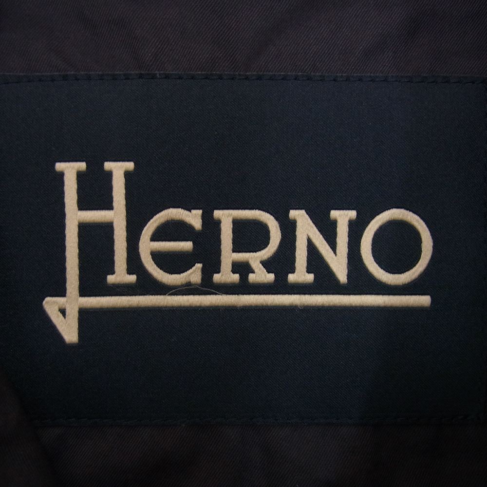 Herno ヘルノ FI0063U-13211-9200 TIGRI ミリタリー フィールド ジャケット ネイビー ネイビー系 44【中古】