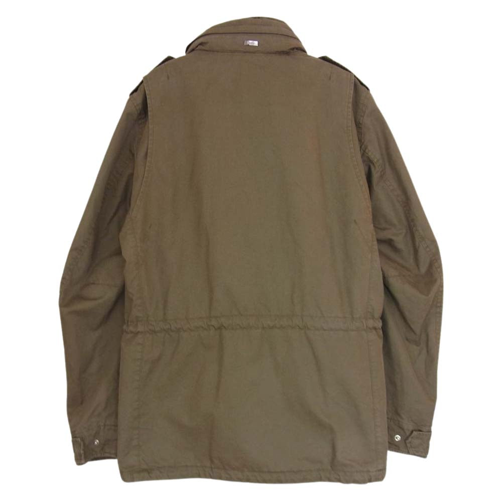 Herno ヘルノ FI0064U-13211-7730 TIGRI ミリタリー フィールド ジャケット ベージュ カーキ系 46【中古】