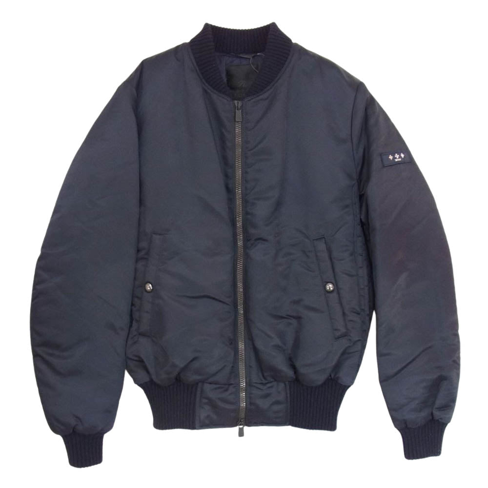 TATRAS タトラス 19AW MTA19A4573 Rライン ジャパンタグ ERRO オリジナルナイロン ダウンジャケット ミリタリー フルジップ ブルゾン MA-1 ダークネイビー系 02【中古】