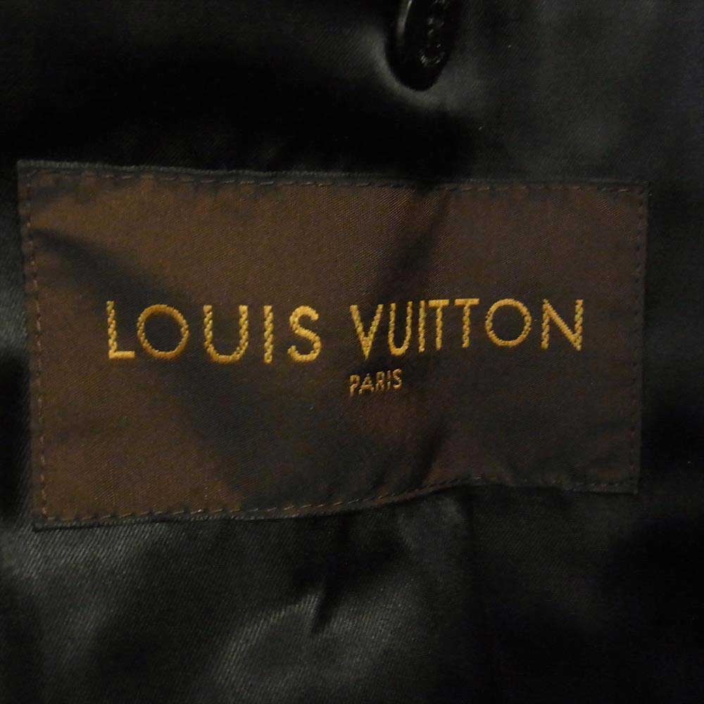LOUIS VUITTON ルイ・ヴィトン シャーリング ムートン ジャケット ブラック系 48【中古】