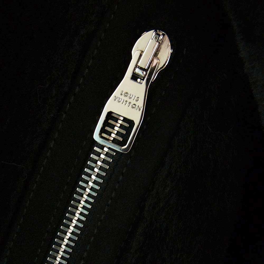 LOUIS VUITTON ルイ・ヴィトン シャーリング ムートン ジャケット ブラック系 48【中古】