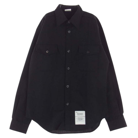 米軍 98s ブラック シャツ ブラック系 16-35SL【中古】