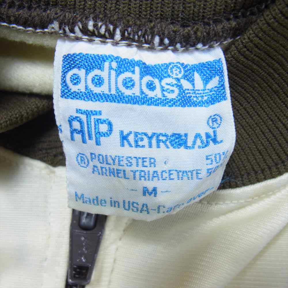 adidas アディダス ヴィンテージ 70s 80s ATP USA製 トラックジャケット オフホワイト系 M【中古】