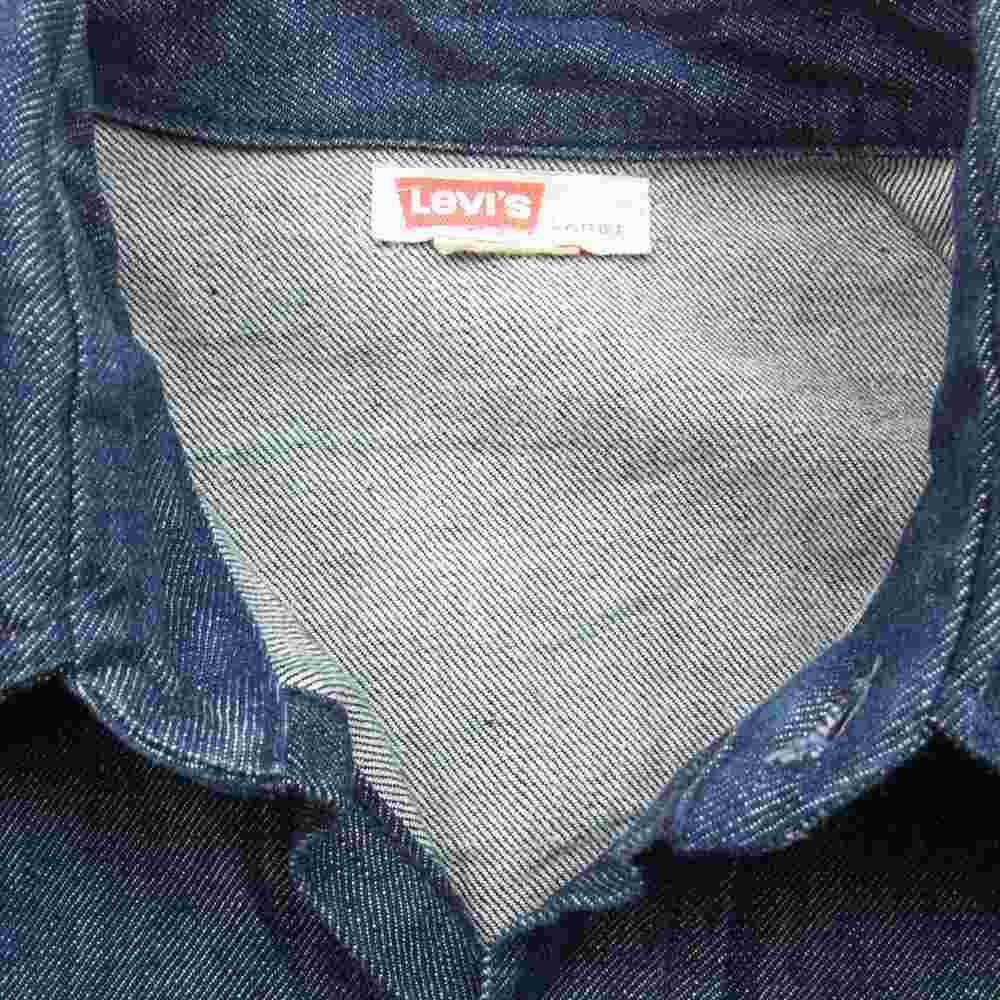Levi's リーバイス ヴィンテージ 70s BIG E デニム シャツ ジャケット ネイビー系 L【中古】