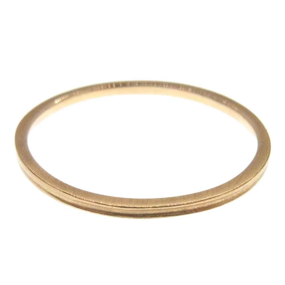 エテ K10YG レイヤード クラフト リング ゴールド系 10.5号【中古】