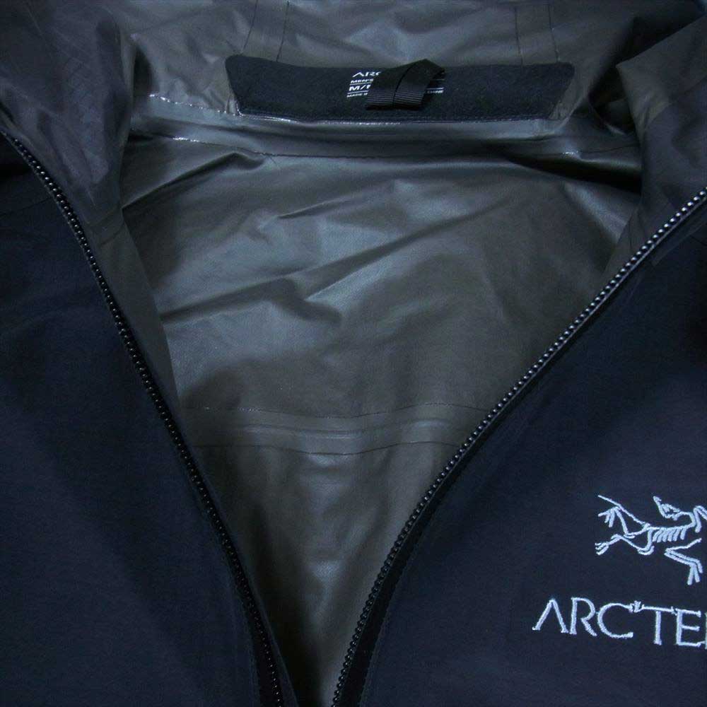 ARC'TERYX アークテリクス 国内正規品 ZETA SL JACKET GORE-TEX ゼータ ナイロン ジャケット ゴアテックス マウンテンパーカ ブラック系 M【中古】