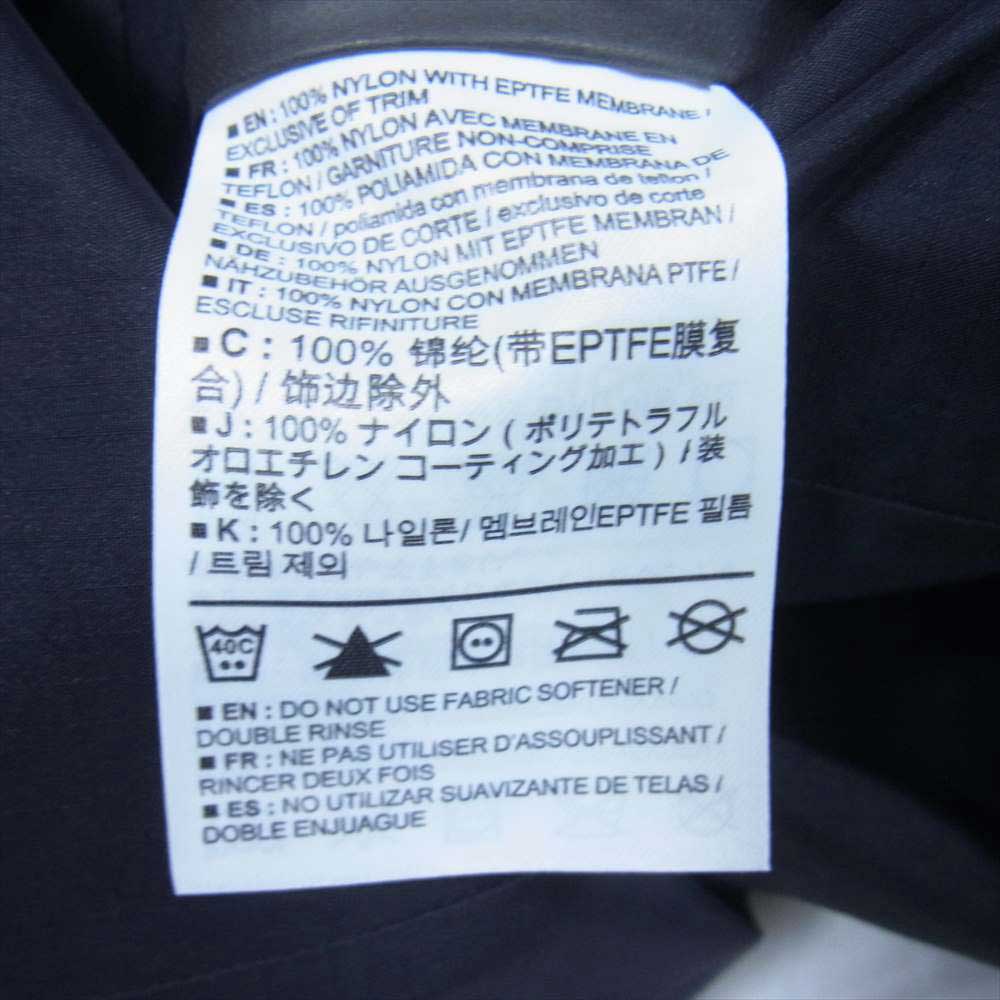 ARC'TERYX アークテリクス 国内正規品 ZETA SL JACKET GORE-TEX ゼータ ナイロン ジャケット ゴアテックス マウンテンパーカ ブラック系 M【中古】