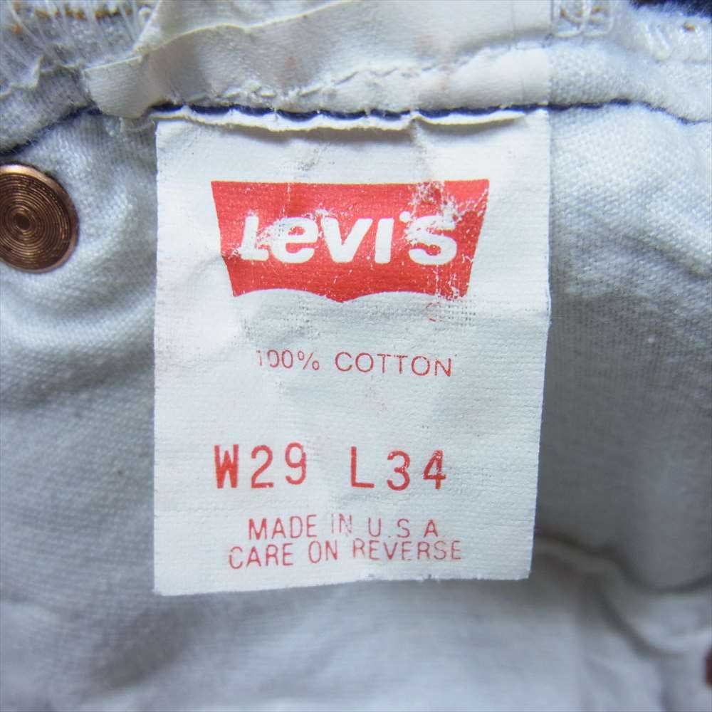 Levi's リーバイス 90s USA製 501 5900 バレンシア ストレート デニム パンツ インディゴブルー系 29【中古】