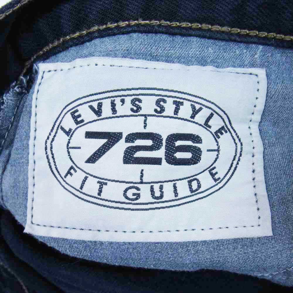 Levi's リーバイス 90s リーバイス 726 オレンジタブ ブラック デニム パンツ バギーパンツ ブラック系 32【中古】