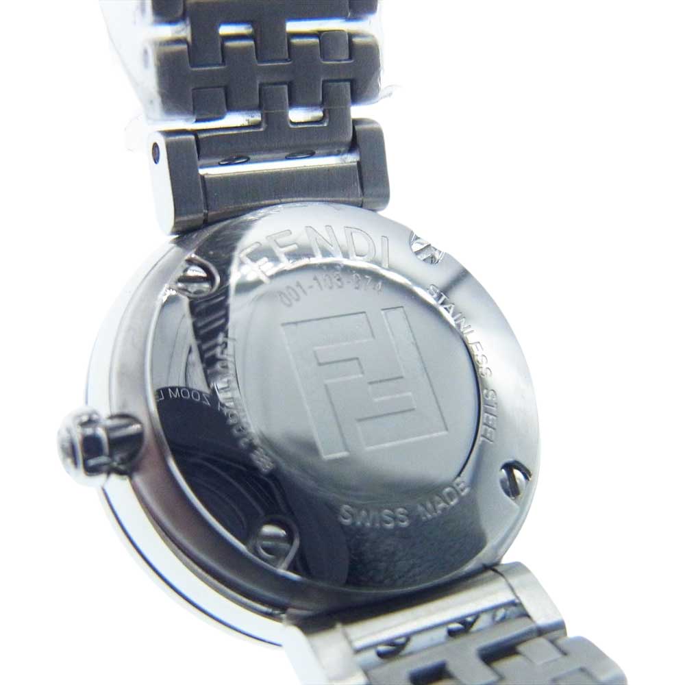 FENDI フェンディ F103101101 forever フォーエバー FFロゴ ステンレススチール 時計 ウォッチ シルバー系【極上美品】【中古】