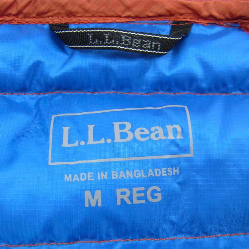 L.L.Bean エルエルビーン 290774 Ultralight 850 Down Hooded JACKET ダウン ジャケット  オレンジ系 M【中古】