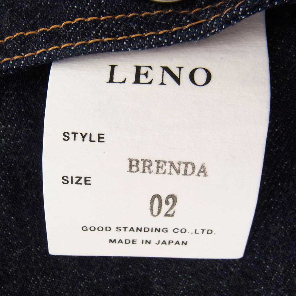 リノ  l2002-jj001 BRENDA BIG TRUCKER JACKET 1st T BACK デニム トラッカー ジャケット 02【極上美品】【中古】