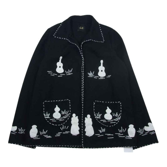 ロク dahl'ia MEXICAN JACKET ダリア 別注 メキシカン ジャケット ブラック系 F【美品】【中古】