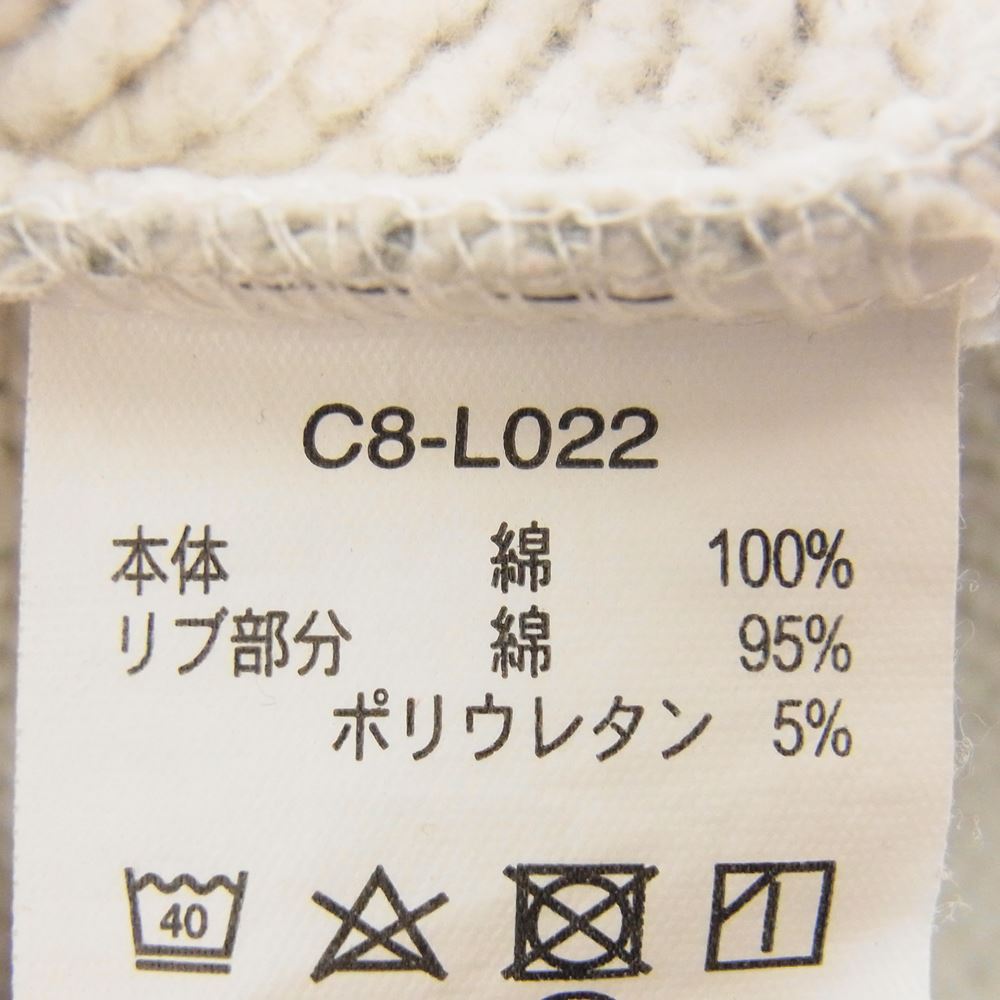 STUSSY ステューシー C8-L022 × champion チャンピオン トリコタグ 復刻 刺繍ロゴ スウェット グレー系 M【中古】