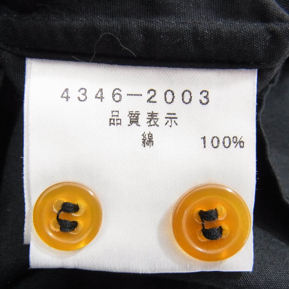 Vivienne WestwoodMAN ヴィヴィアンウエストウッドマン オーブ刺繍 長袖 シャツ ブラック系 44【中古】