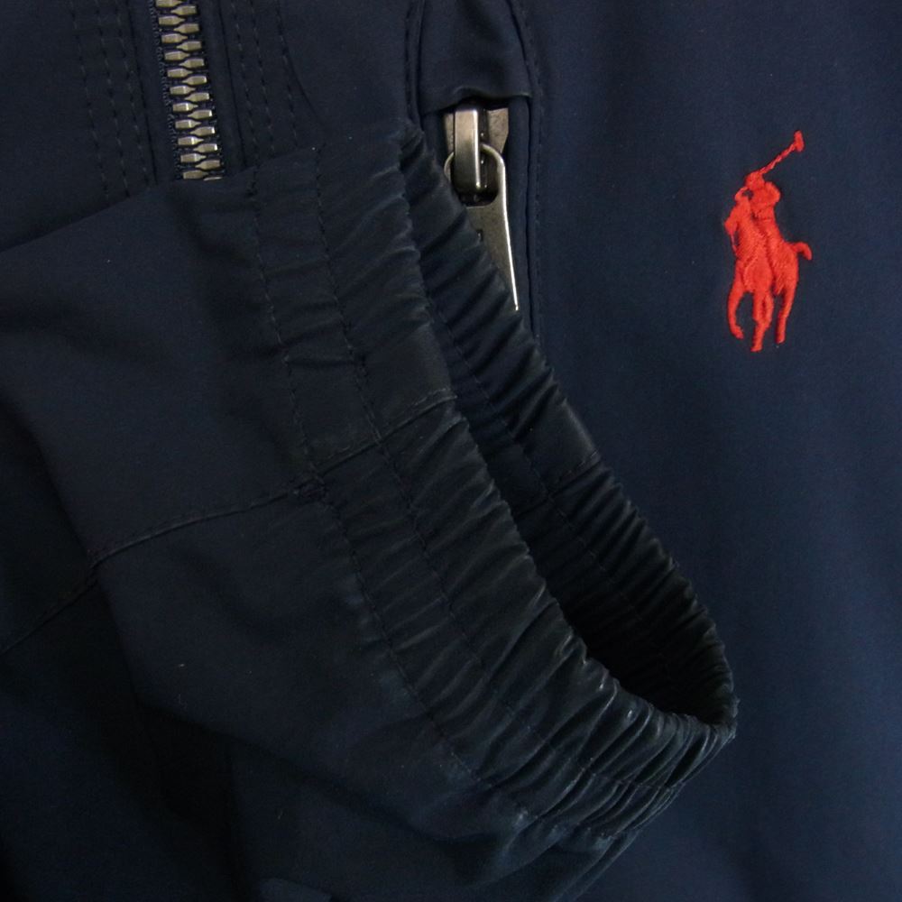 RALPH LAUREN ラルフローレン 国内正規品 ナイロン フルジップ パーカー ジャケット ネイビー系 XS【中古】