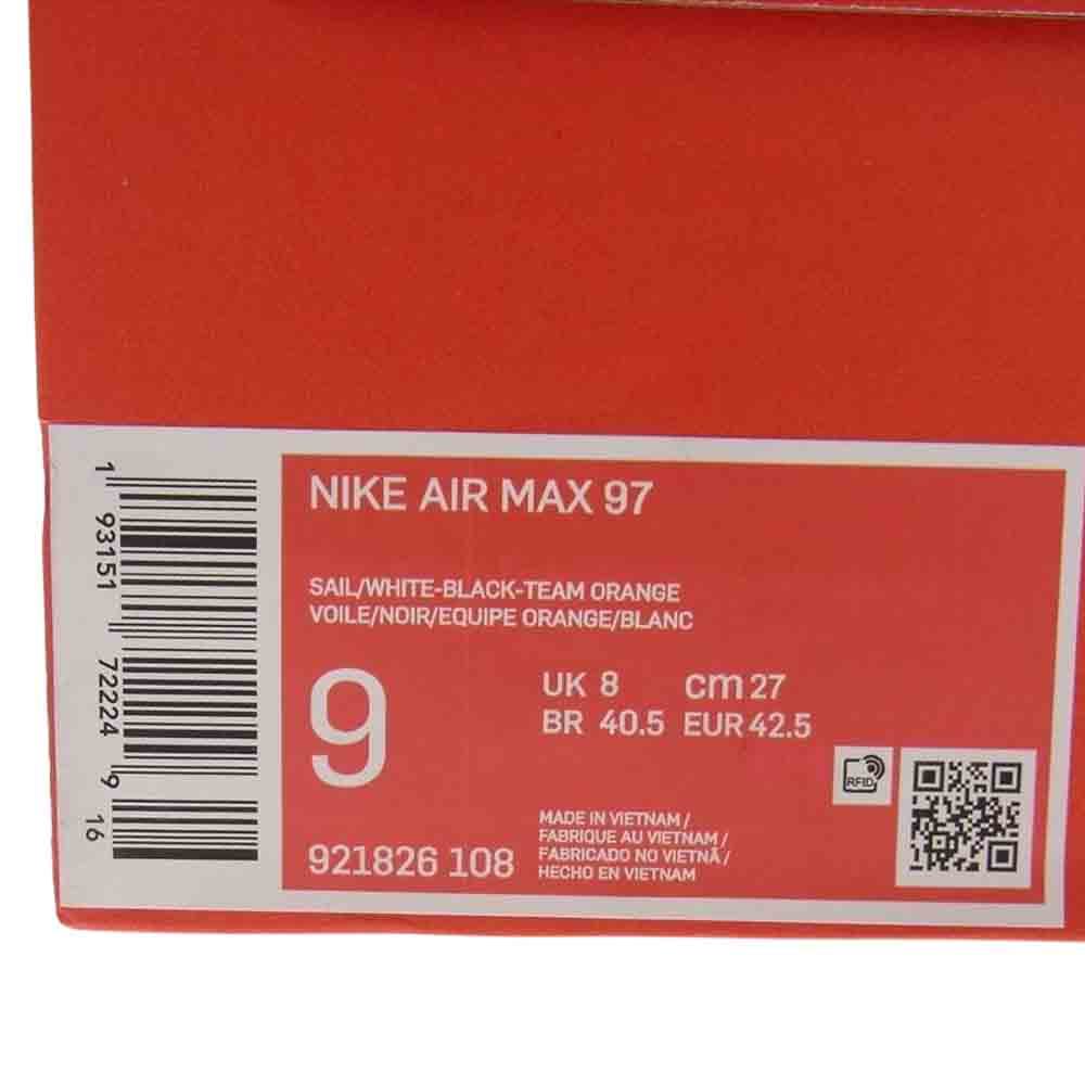 NIKE ナイキ 921826-108 AIR MAX 97 NEWSPAPER ナイキ エアマックス ニュースペーパー スニーカー マルチカラー系 27cm【美品】【中古】