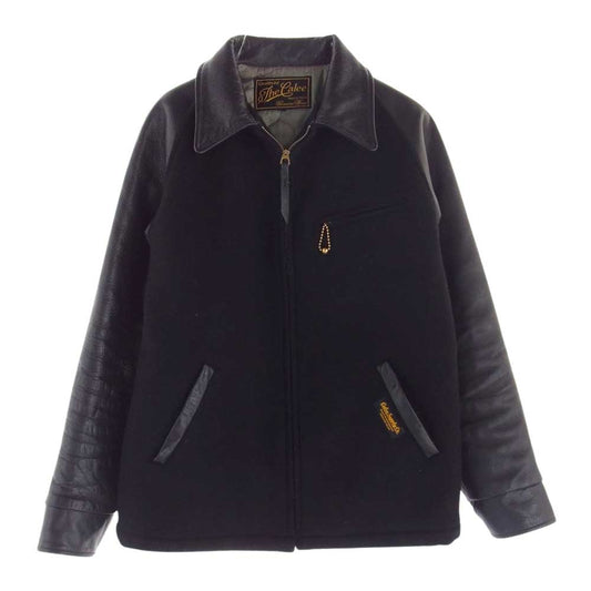 CALEE キャリー レザー切替 スポーツ ジャケット ブラック系 M【中古】