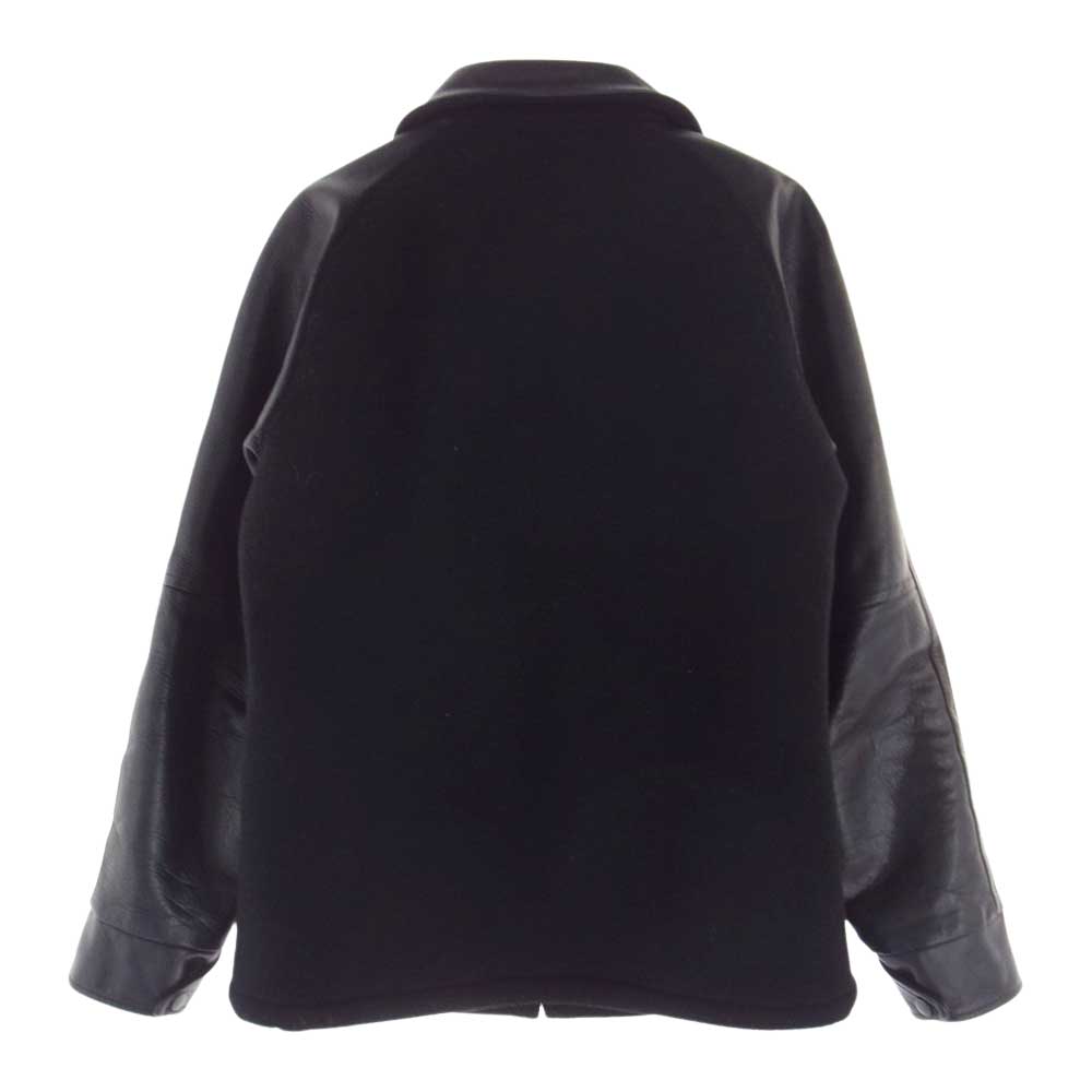 CALEE キャリー レザー切替 スポーツ ジャケット ブラック系 M【中古】