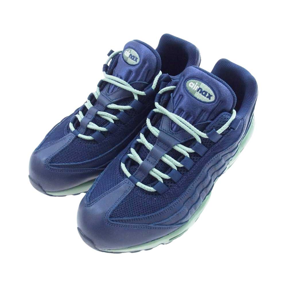 NIKE ナイキ 314350-998 AIR MAX 95 エア マックス ID BY YOU スニーカー ネイビー系 ライトグリーン系 28.0cm【中古】