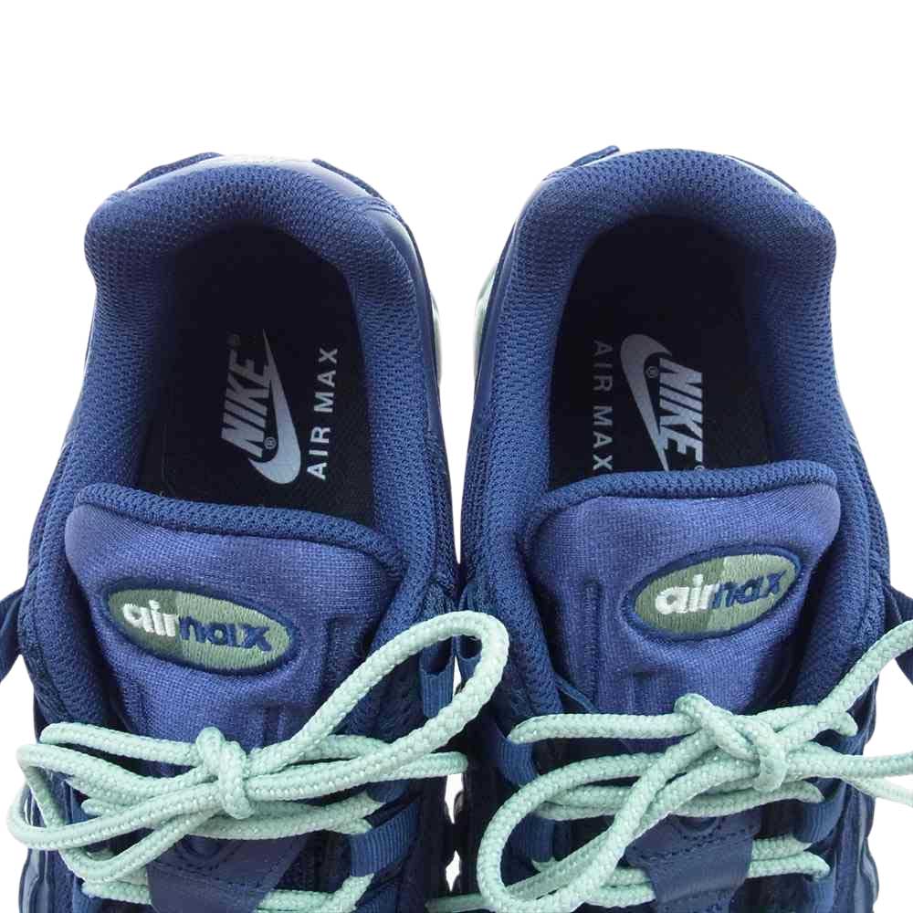 NIKE ナイキ 314350-998 AIR MAX 95 エア マックス ID BY YOU スニーカー ネイビー系 ライトグリーン系 28.0cm【中古】