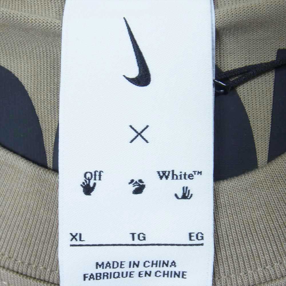 OFF-WHITE オフホワイト DN1758-247 NIKE AS M NRG TEE KHAKI 22HO-S ナイキ NRG CL GRAFFITI S/S Tシャツ カーキ系 XL【極上美品】【中古】