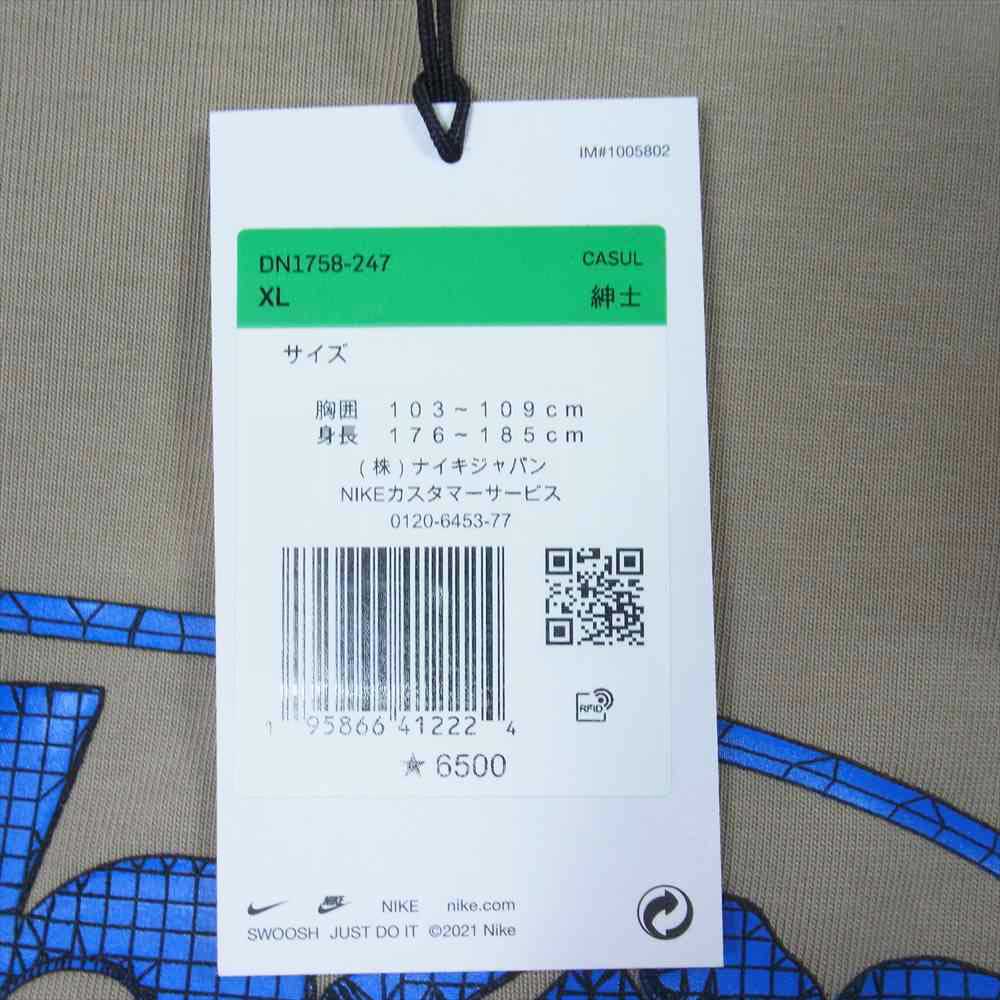 OFF-WHITE オフホワイト DN1758-247 NIKE AS M NRG TEE KHAKI 22HO-S ナイキ NRG CL GRAFFITI S/S Tシャツ カーキ系 XL【極上美品】【中古】